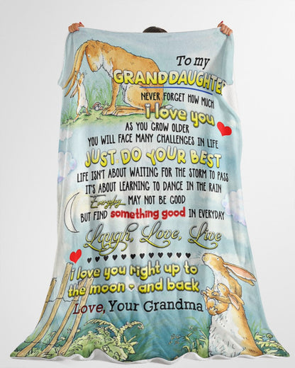 Special Gift For Your Granddaughter Blanket - From Grandma