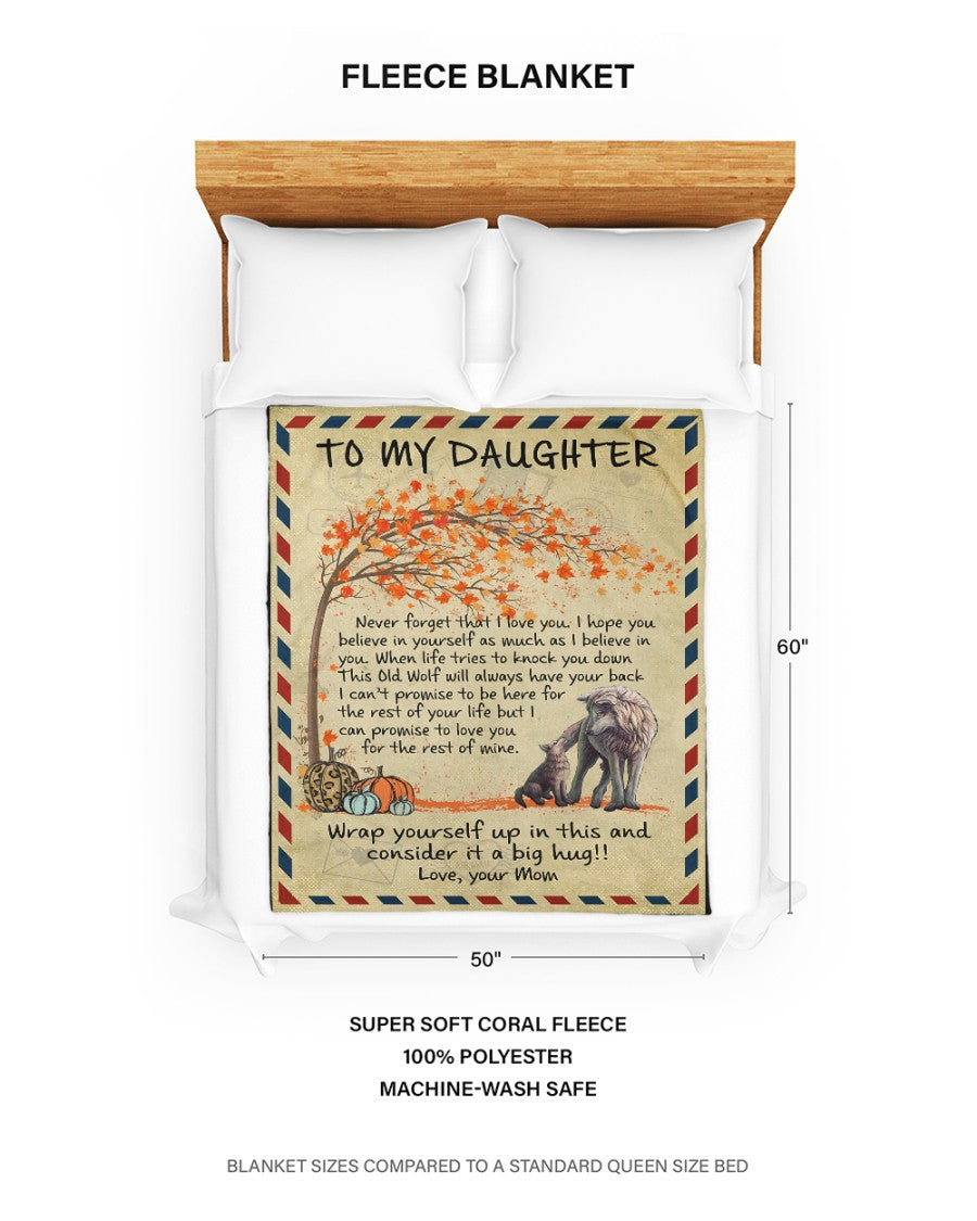 Special Gift For Your Daughter Blanket - From Mom