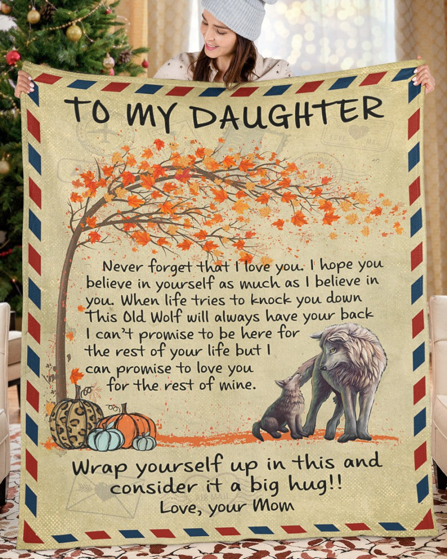 Special Gift For Your Daughter Blanket - From Mom