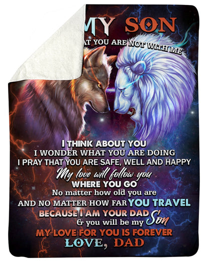 Special blanket for Son - From Dad blanket