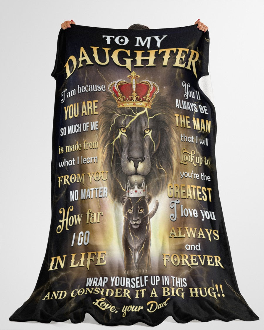 Special blanket for Daughter - From Dad blanket