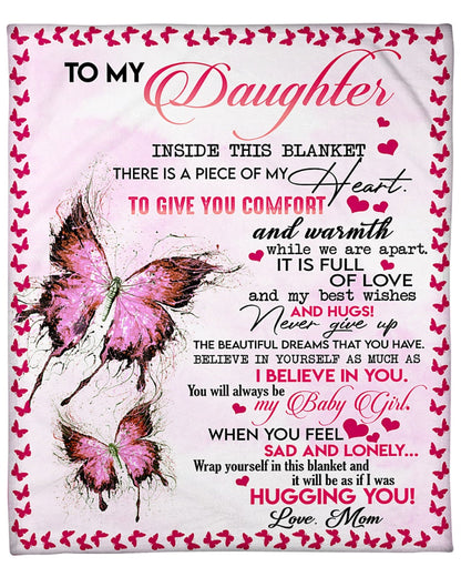 Special blanket for Daughter - From Mom blanket (SKUB06-101)