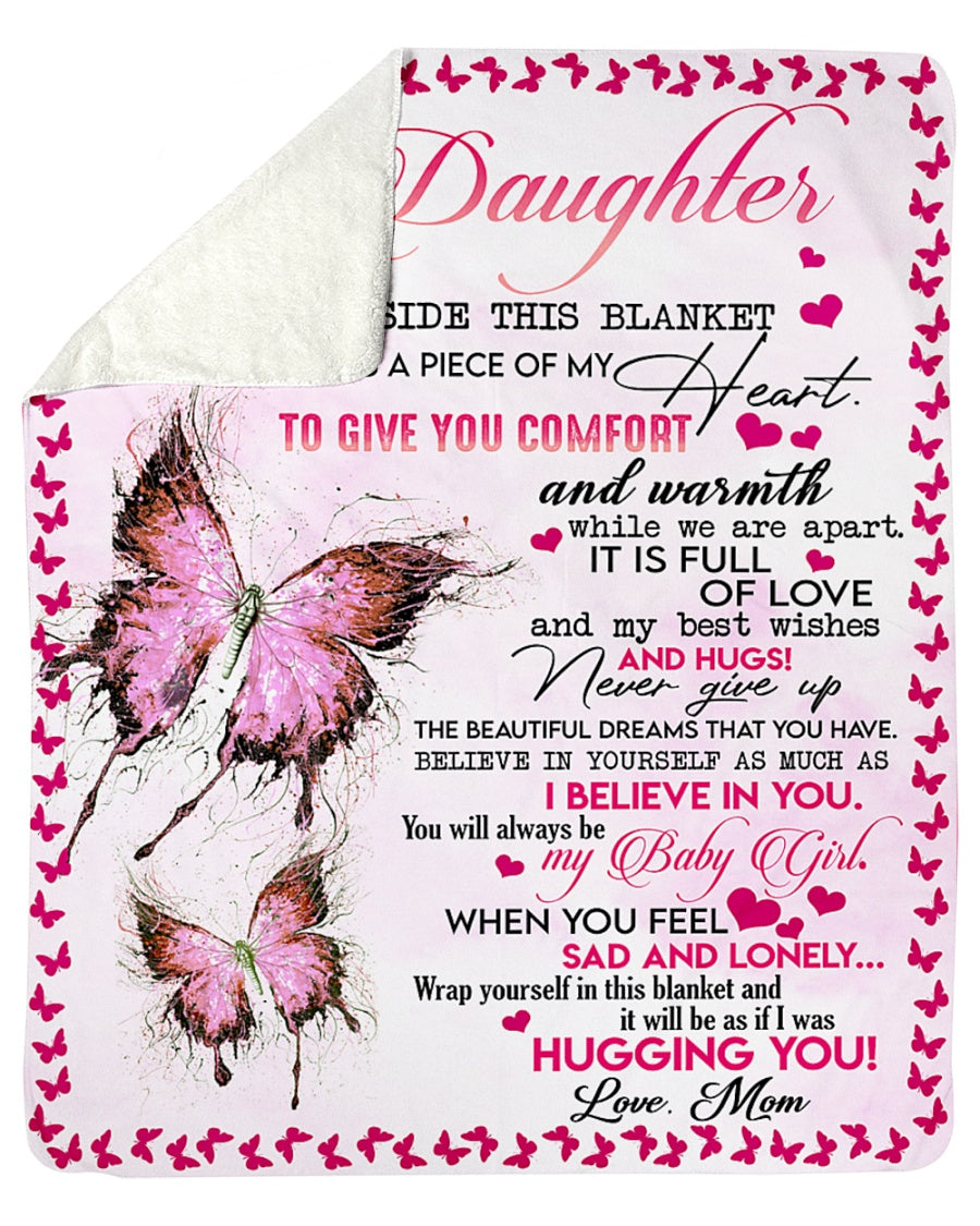 Special blanket for Daughter - From Mom blanket (SKUB06-101)