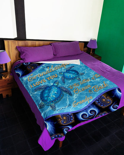 Special Gift For Your Granddaughter Blanket - From Grandpa