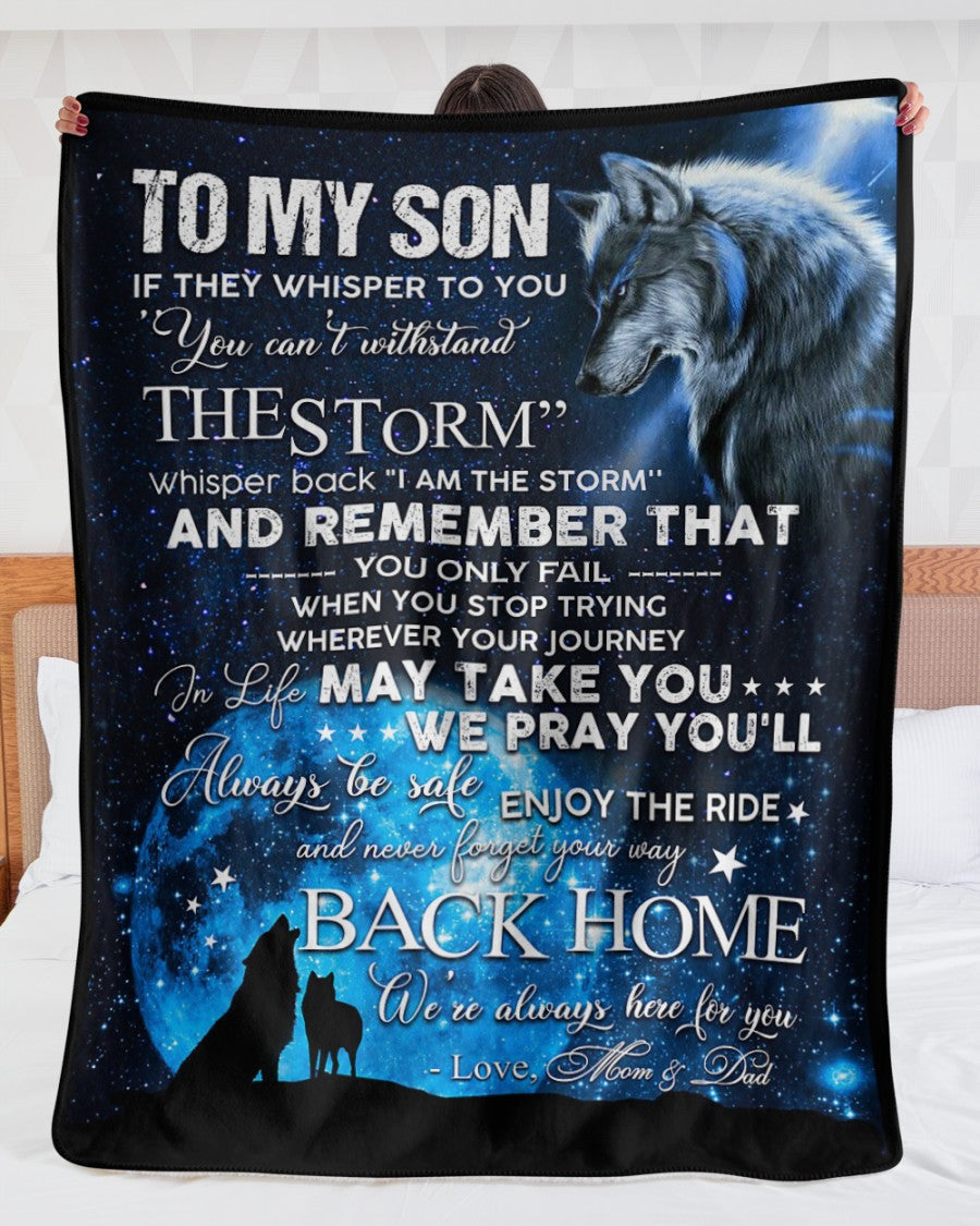 Special blanket for Son - From Dad blanket (SKUB06-95)