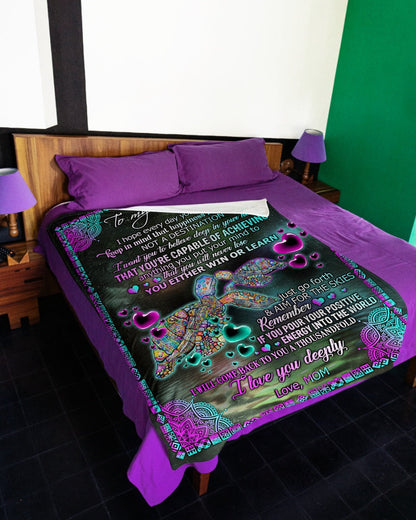 Special Gift For Your Daughter Blanket - From Mom