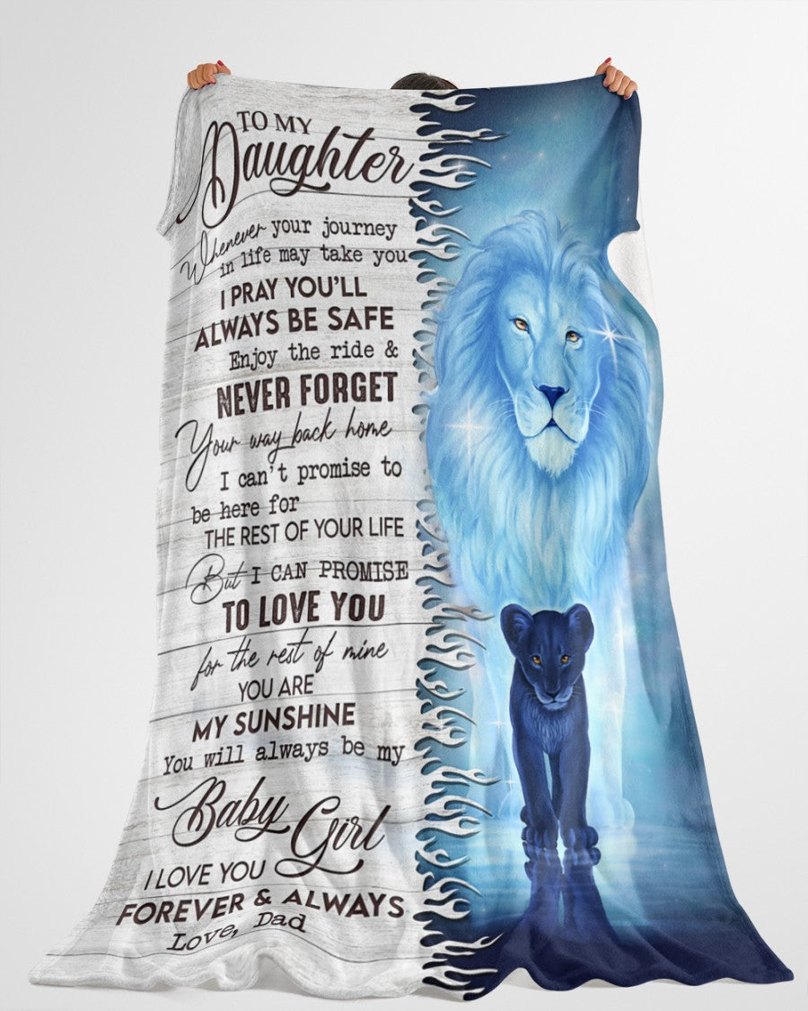 Special Gift For Your Daughter Blanket - From Dad