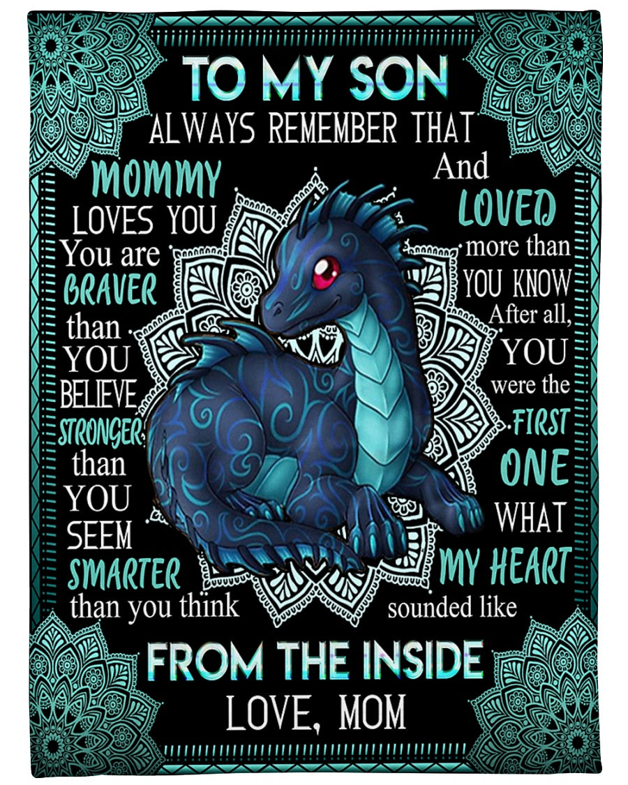 Special Gift For Your Son Blanket - From Mom