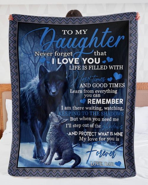 Special blanket for Daughter - From Dad blanket (SKUB11-127)