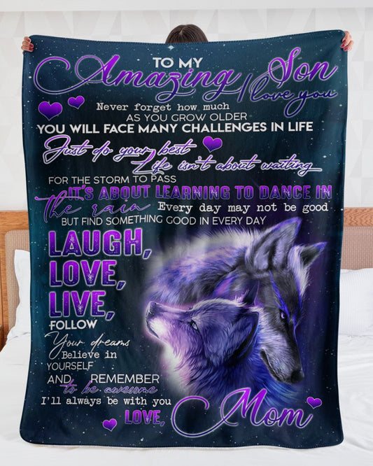 Special blanket for Son - From Mom blanket