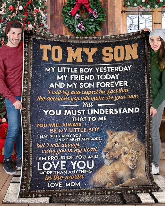Special Blanket For Son - From Mom Blanket (SKUB12-165)