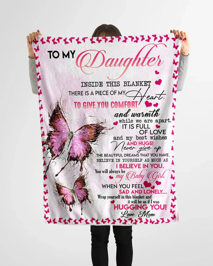 MOM TO DAUGHTER BLANKET – COMFORT & WARMTH GIFT (SKUB06-101)