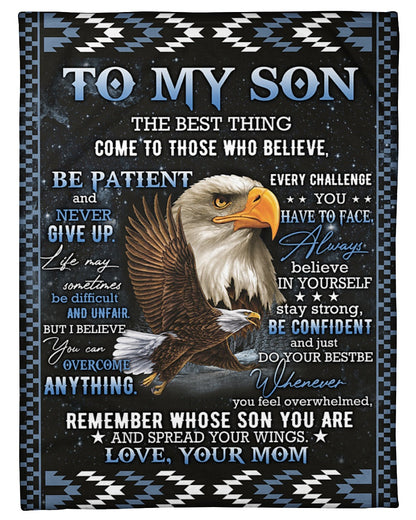 Special blanket for Son - From Mom blanket