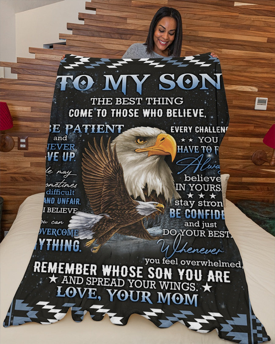 Special blanket for Son - From Mom blanket