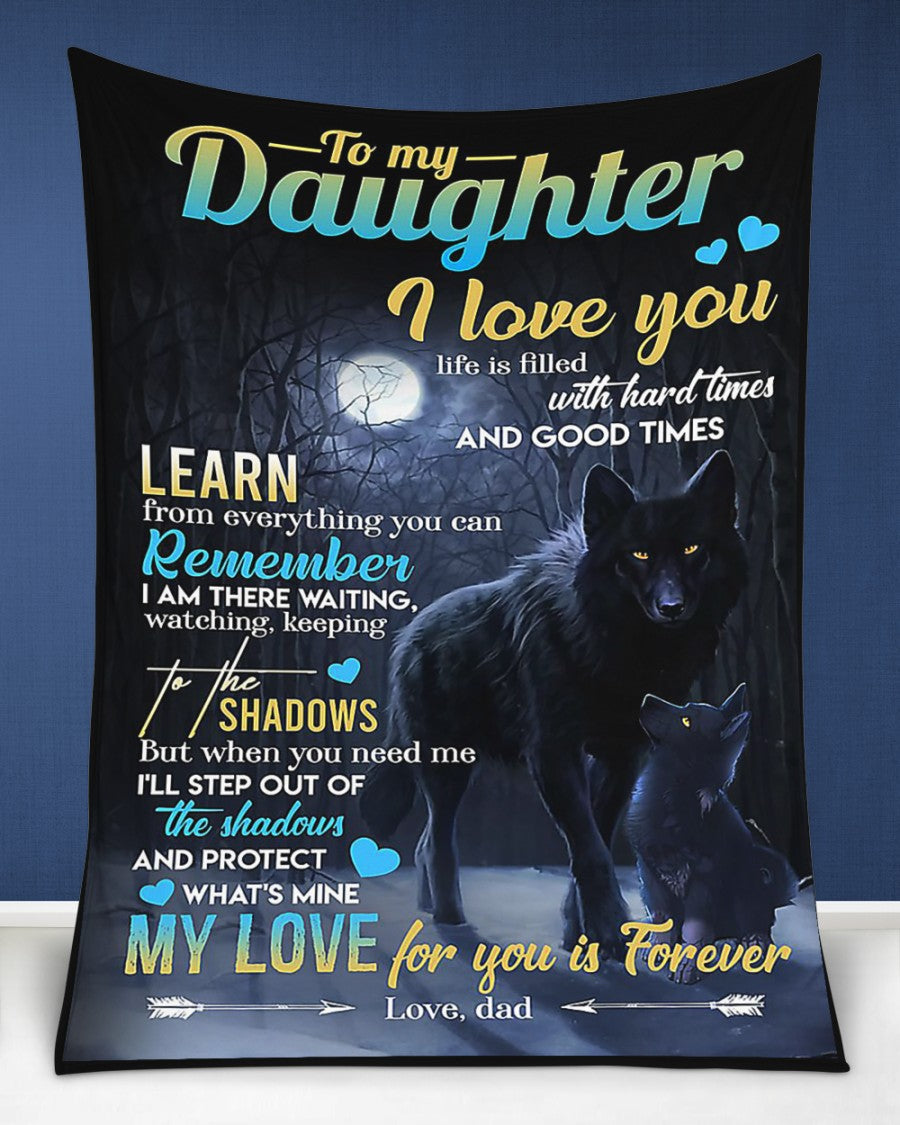 Special Gift For Your Daughter Blanket - From Dad
