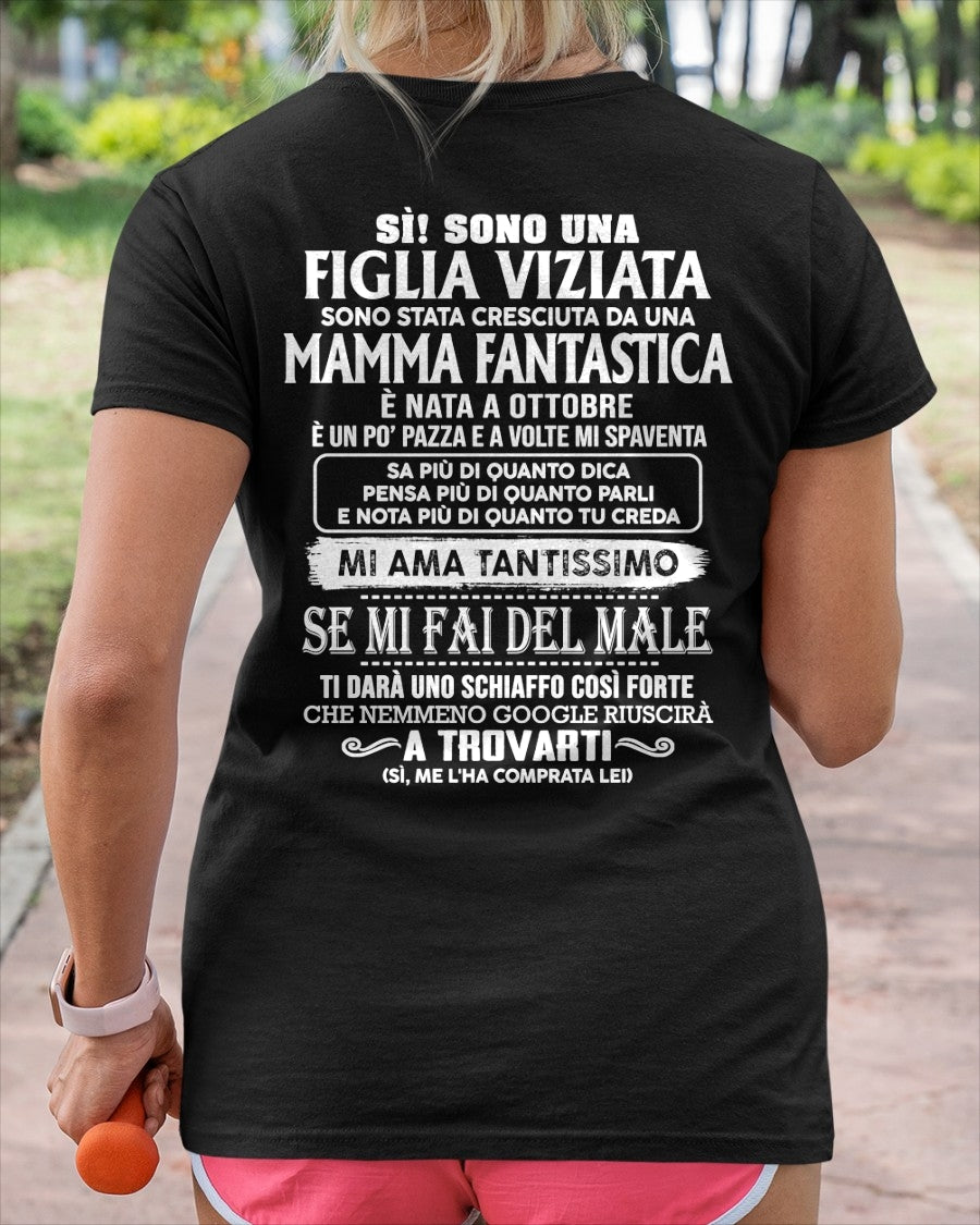 OTTOBRE - Fantastica mamma - Maglietta per il figlia dalla mamma - ITA/TRNN10 (SKU2605-263-10)