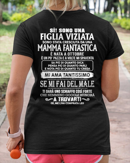 OTTOBRE - Fantastica mamma - Maglietta per il figlia dalla mamma - ITA/TRNN10 (SKU2605-263-10)