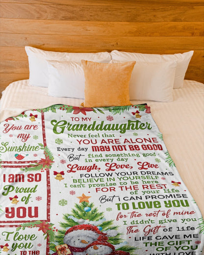 BLANKET FOR GRANDDAUGHTER FROM GRANDMA – XMAS GIFT (SKUB-CHRISTMAS)