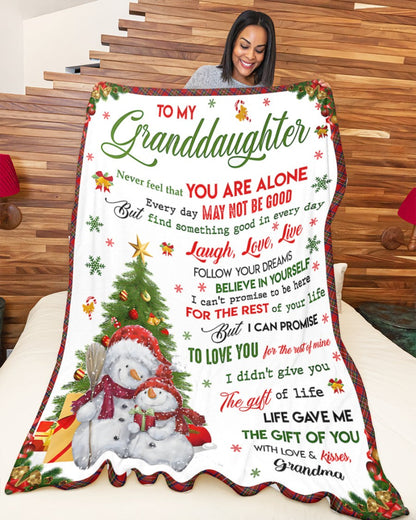 BLANKET FOR GRANDDAUGHTER FROM GRANDMA – XMAS GIFT (SKUB-CHRISTMAS2)