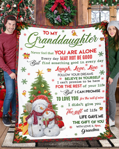 BLANKET FOR GRANDDAUGHTER FROM GRANDMA – XMAS GIFT (SKUB-CHRISTMAS2)