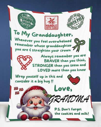 BLANKET FOR GRANDDAUGHTER FROM GRANDMA – XMAS GIFT (SKUB-CHRISTMAS3)