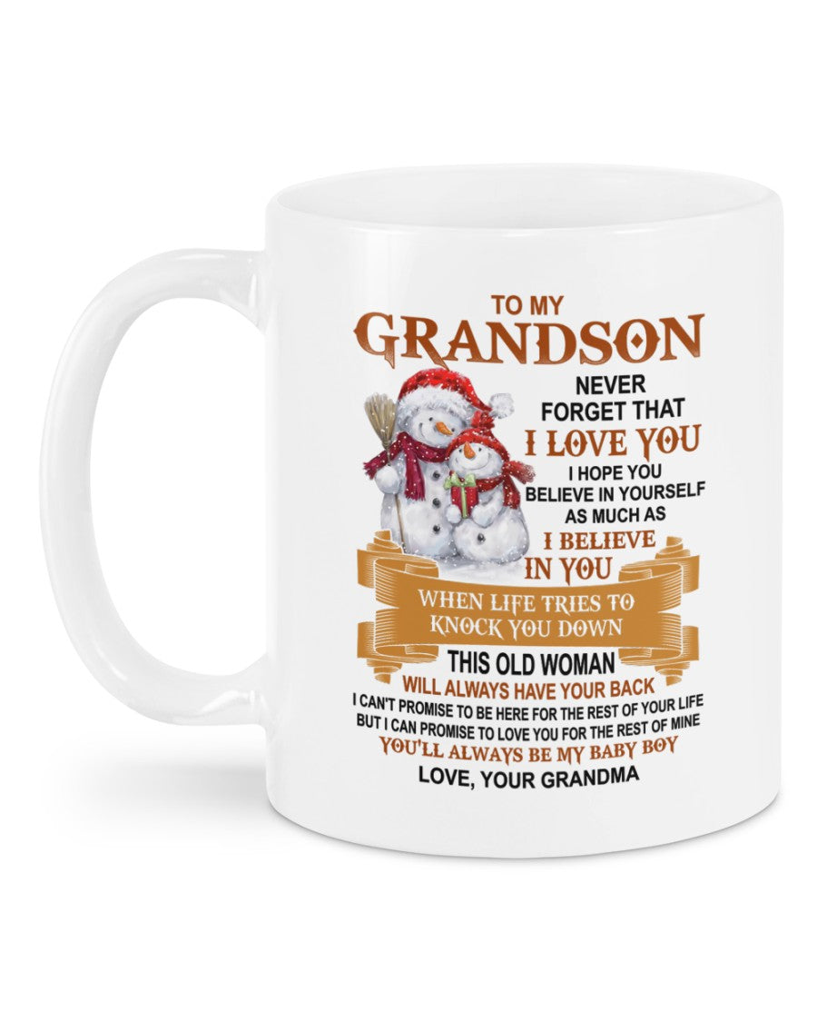 TO GRANDSON MUG 01 - GIFT FROM GRANDMA