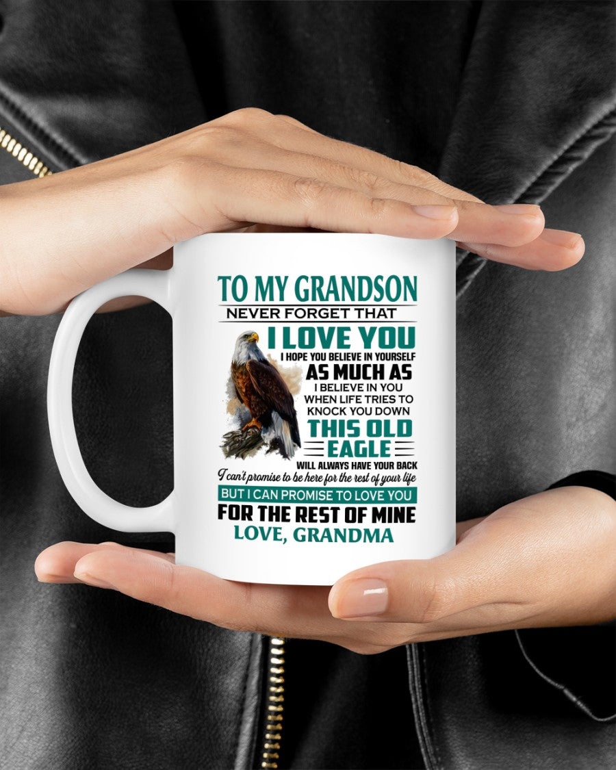 TO GRANDSON MUG 02 - GIFT FROM GRANDMA