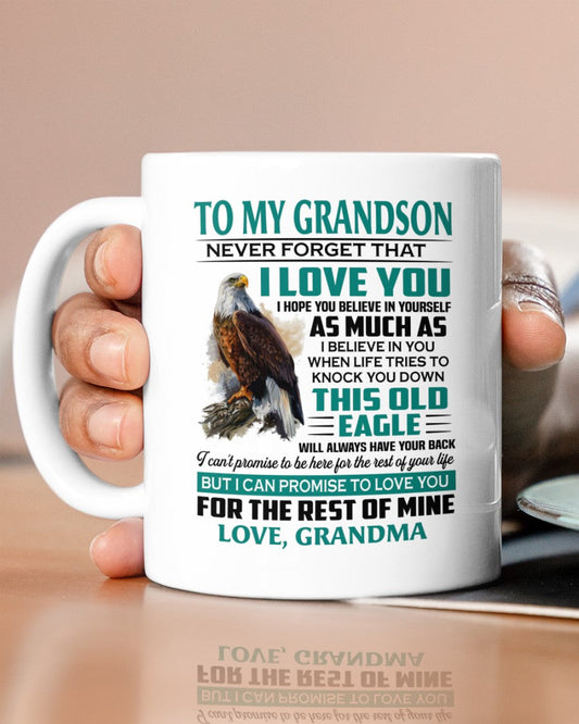 TO GRANDSON MUG 02 - GIFT FROM GRANDMA