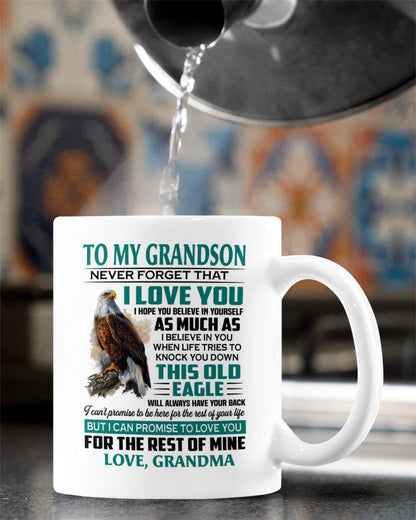 TO GRANDSON MUG 02 - GIFT FROM GRANDMA