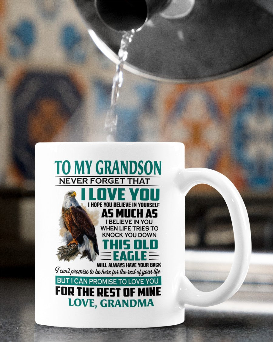 TO GRANDSON MUG 02 - GIFT FROM GRANDMA