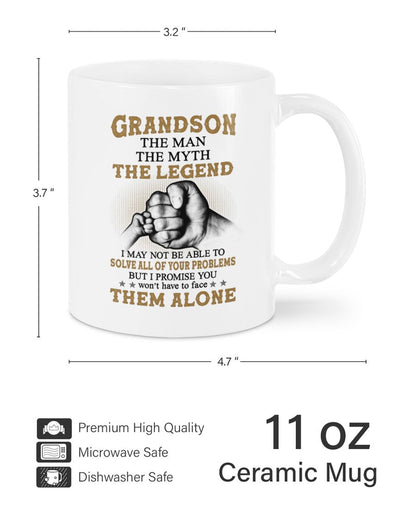 TO GRANDSON MUG 03 - GIFT FROM GRANDMA