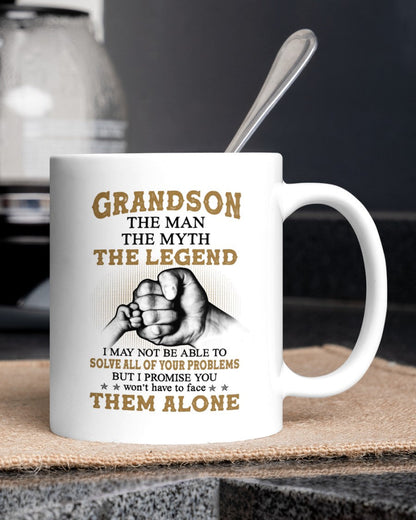 TO GRANDSON MUG 03 - GIFT FROM GRANDMA