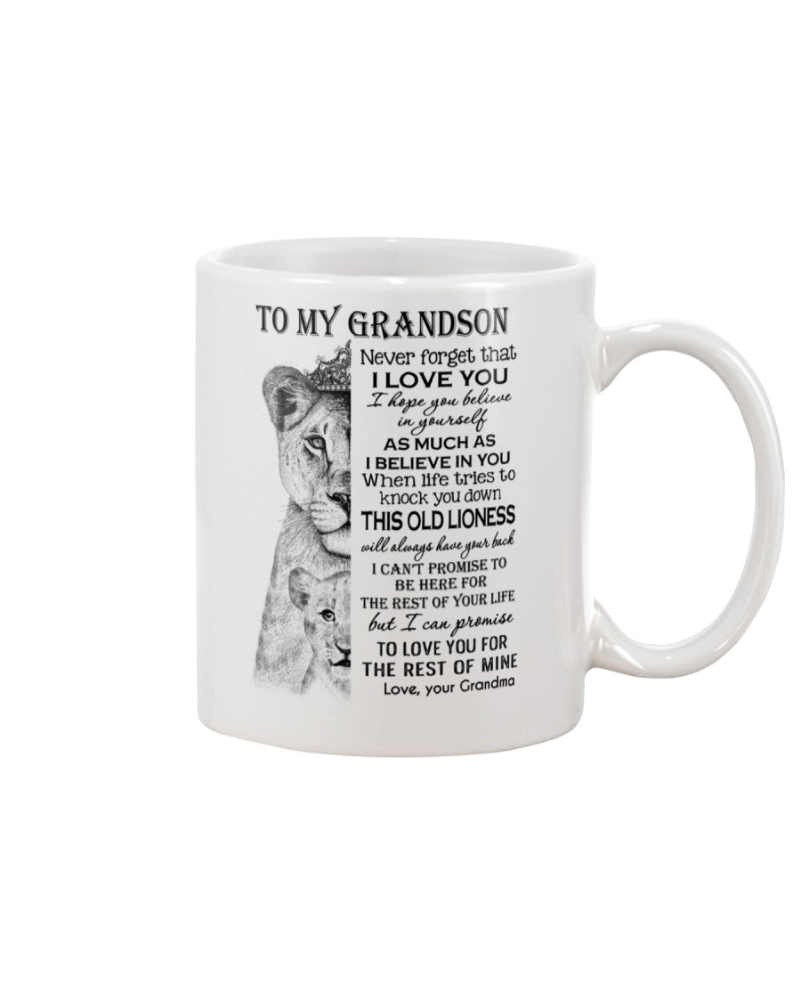 TO GRANDSON MUG 04 - GIFT FROM GRANDMA