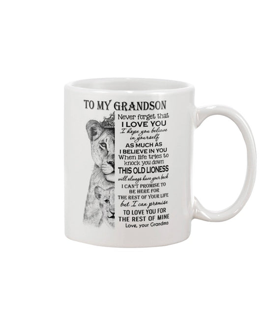TO GRANDSON MUG 04 - GIFT FROM GRANDMA