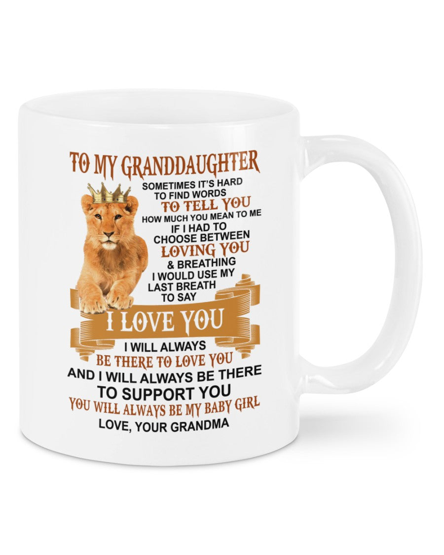 TO GRANDDAUGHTER MUG 01 - GIFT FROM GRANDMA