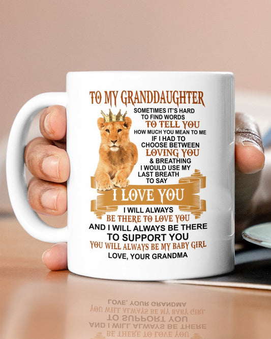 TO GRANDDAUGHTER MUG 01 - GIFT FROM GRANDMA