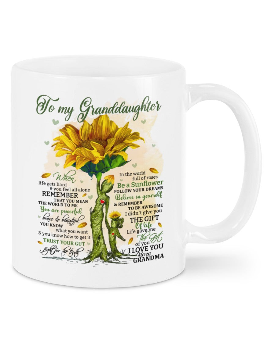 TO GRANDDAUGHTER MUG 02 - GIFT FROM GRANDMA