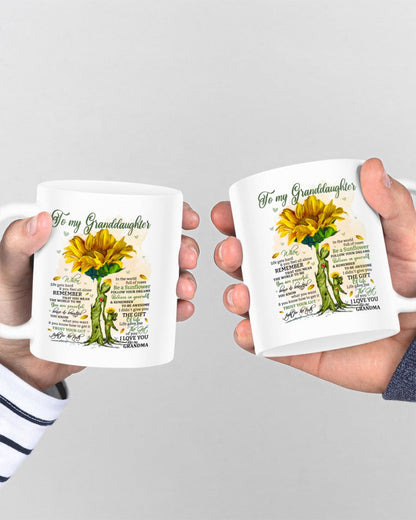 TO GRANDDAUGHTER MUG 02 - GIFT FROM GRANDMA