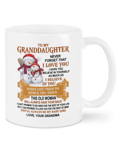 TO GRANDDAUGHTER MUG 03 - GIFT FROM GRANDMA