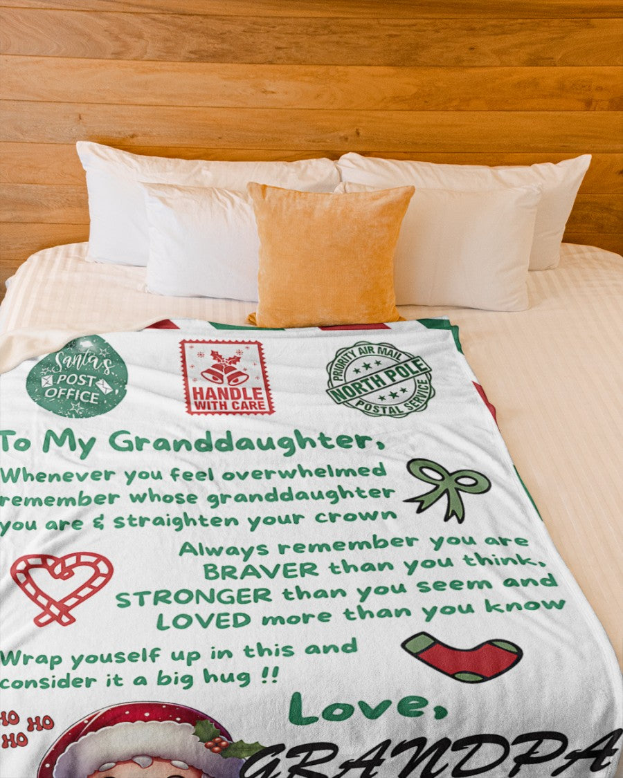 BLANKET FOR GRANDDAUGHTER – COMFORT & WARMTH GIFT  Sherpa Fleece Blanket NTTD00 (SKUB10-181)