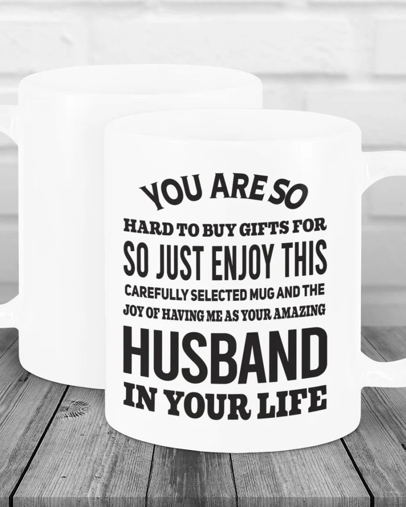 FUNNY MUG FOR YOUR WIFE - PERFECT GIFT FOR VALENTINE'S DAY - GIFT FROM HUSBAND TRNN00 (SKU12-327)
