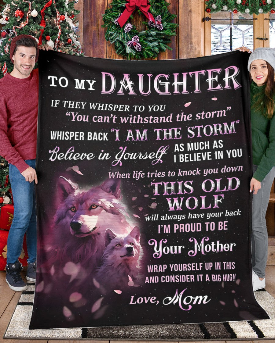 Special Daughter Gift Blanket - From Mom (SKUB12-42)