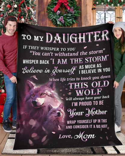 Special Daughter Gift Blanket - From Mom (SKUB12-42)