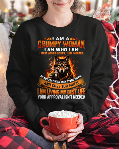 I AM WHO I AM - BIRTHDAY T-SHIRT FOR WOMEN - TRNN00 (SKU2607-206-00)