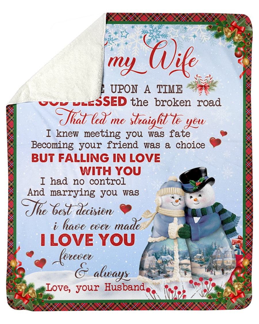 BLANKET FOR WIFE FROM HUSBAND – XMAS GIFT FULL