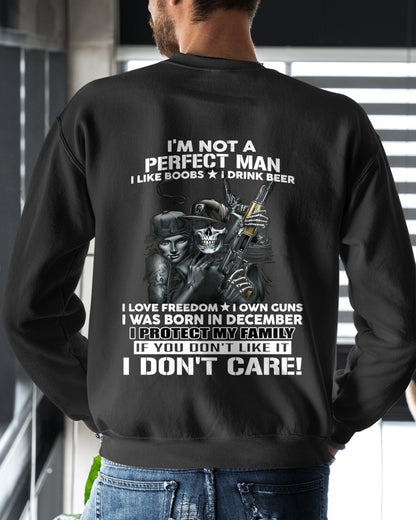 DECEMBER - I'M NOT A PERFECT MAN BUT I PROTECT MY FAMILY - TRNN12 (SKU26T-0193-12)
