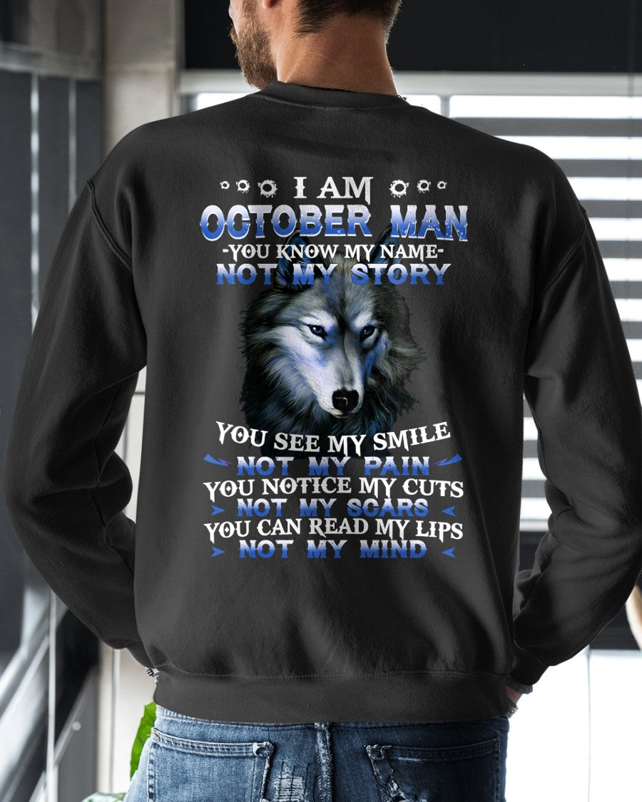 OCTOBER MAN - YOU KNOW MY NAME NOT MY STORY YOU SEE MY SMILE - TRNN10 (SKU26T-01-48-10)