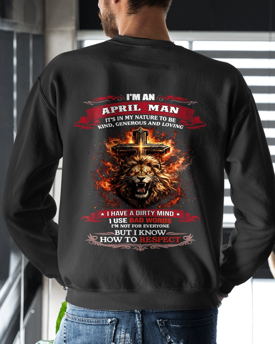 APRIL - I HAVE A DIRTY MIND I USE BAD WORDS I'M NOT FOR EVERYONE - TRNN04 (SKU26T-01-31-04)