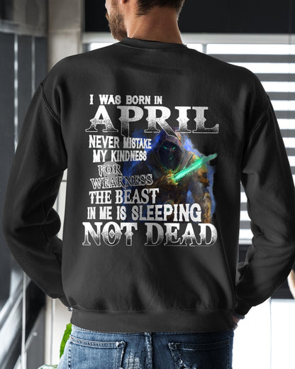 APRIL MAN - NEVER MISTAKE MY KINDNESS FOR WEAKNESS THE BEAST IN ME IS SLEEPING NOT DEAD  - TRNN04 (SKU26T-01121-04)