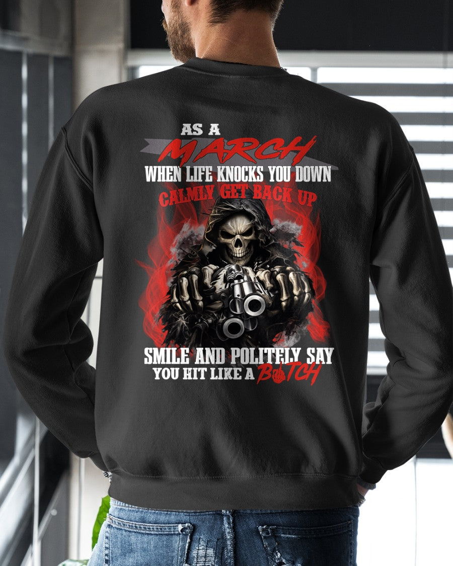 MARCH MAN - WHEN LIFE KNOWS YOU DOWN CALMLY GET BACK UP - TRNN03 (SKU26T-01164-03)